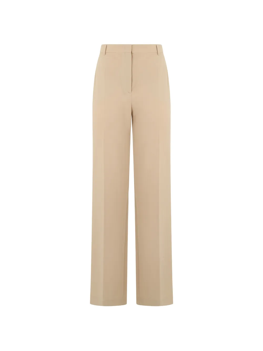 Alberta Ferretti high-waisted pressed-crease trousers - Neutrals
