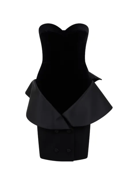Moschino vestido corto con escote en forma de corazón