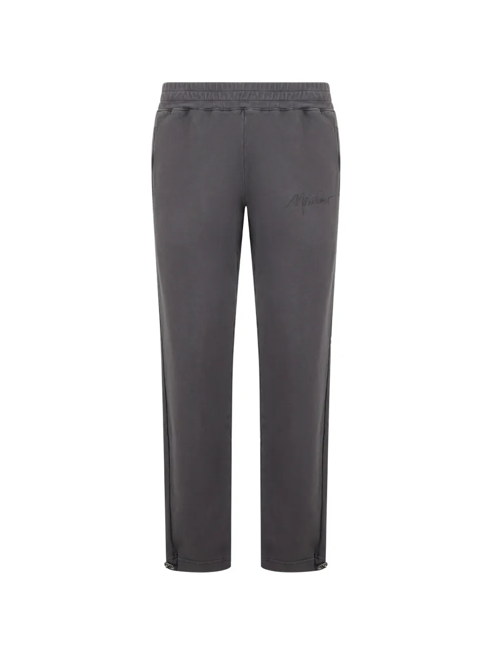 Moschino logo-embroidered track pants - Grigio