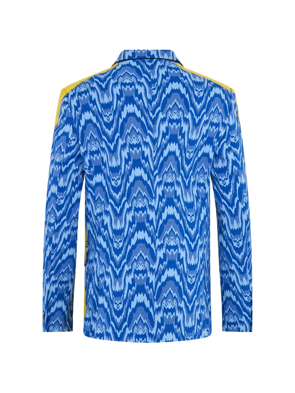 Moschino Blazer met dubbele rij knopen en chevron-print Blauw