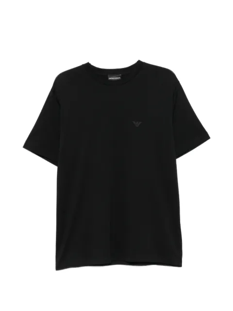 Emporio Armani logo-embroidered T-shirt
