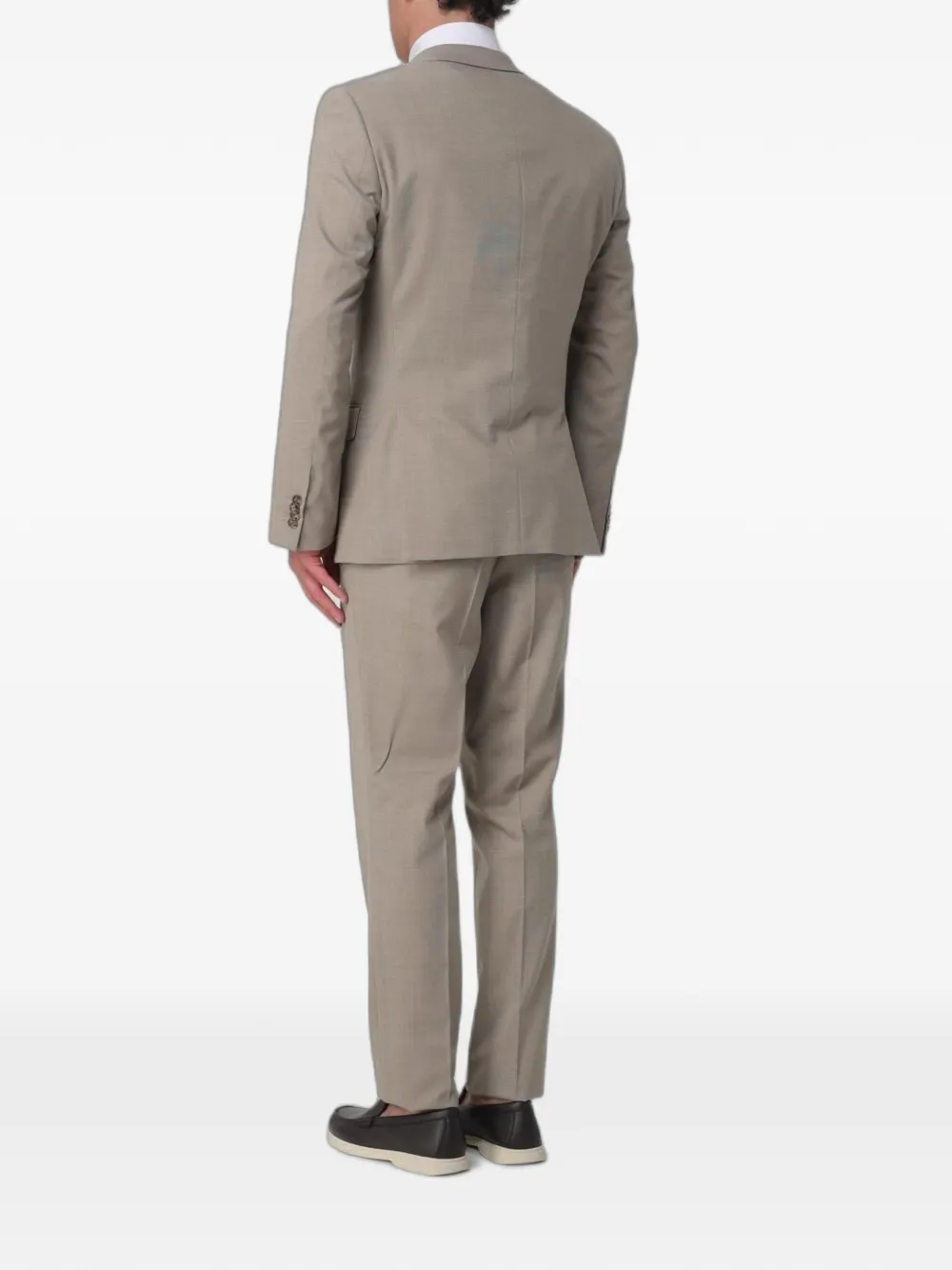 HUGO Pak met enkele rij knopen Beige