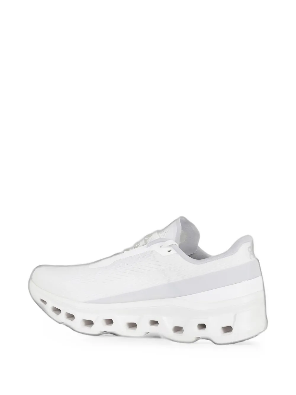 On Cloudm ster 1 mesh sneakers Wit