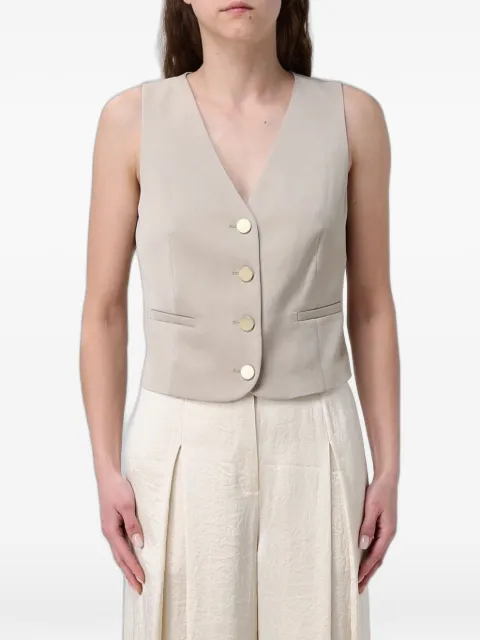Armani Exchange chain-detail single-breasted waistcoat