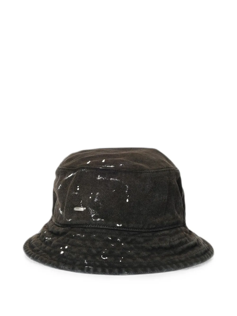 OUR LEGACY paint-splatter bucket hat - Nero