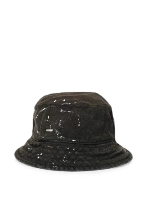 OUR LEGACY paint-splatter bucket hat