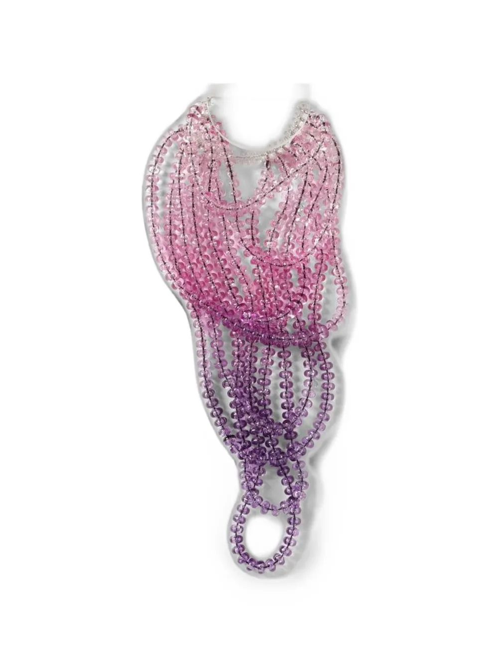 Emporio Armani beaded multi-strand necklace - Rosa