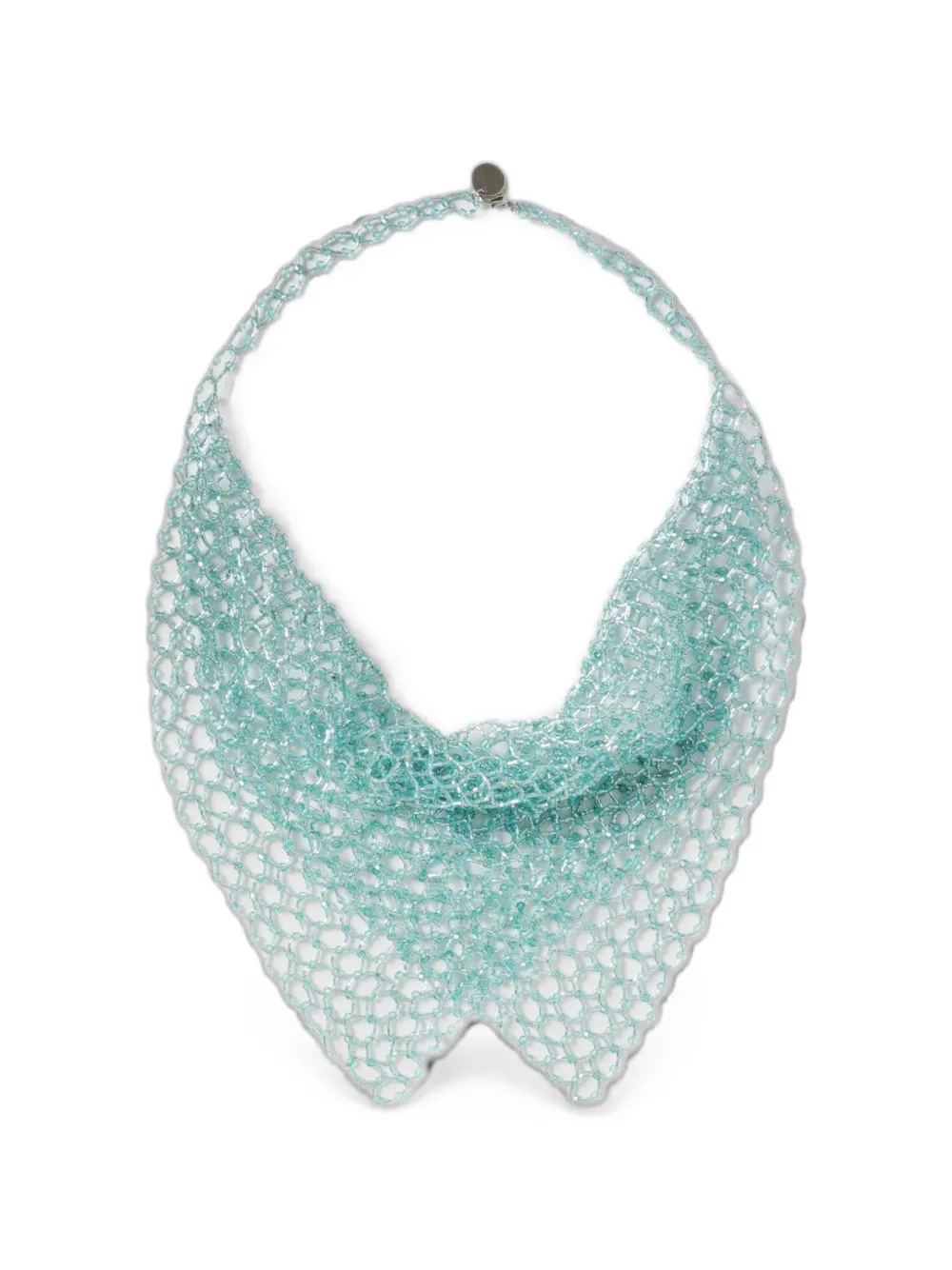 Emporio Armani cross-link choker necklace - Blu