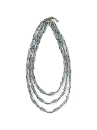 Emporio Armani ビーズ ネックレス | グレー | FARFETCH JP