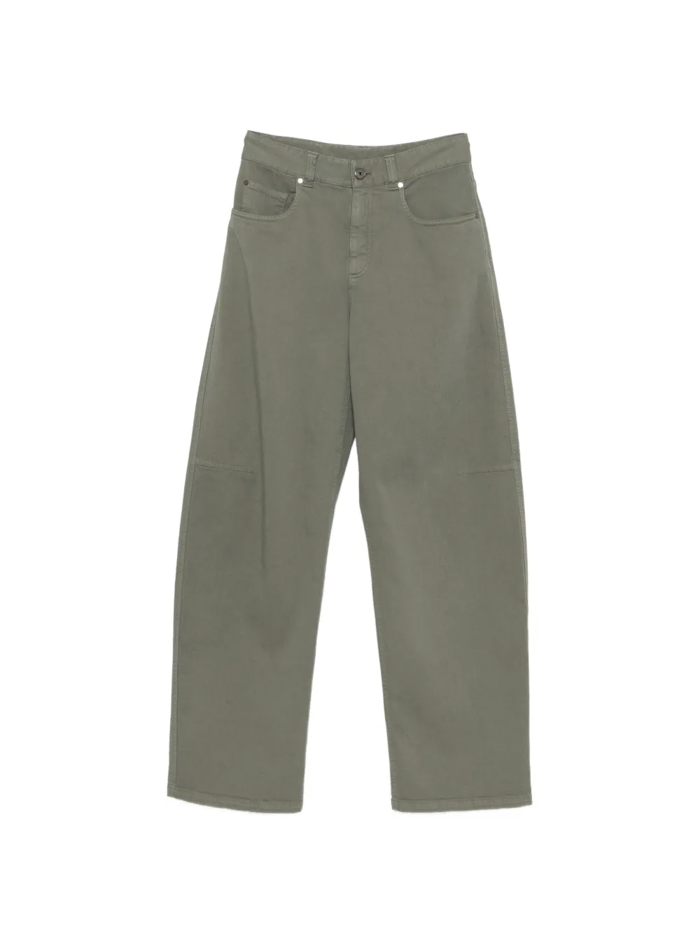 Brunello Cucinelli logo-patch jeans - Verde