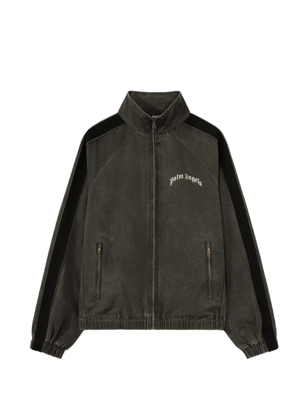 Palm Angels Curved Logo windbreaker - Grau