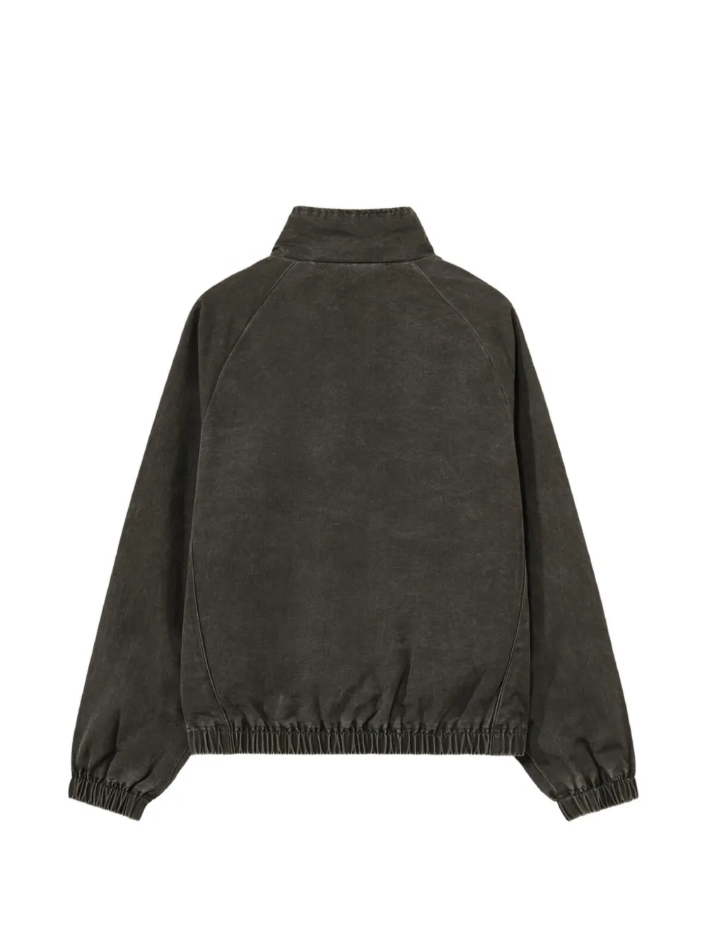 Palm Angels Curved Logo windbreaker Grijs