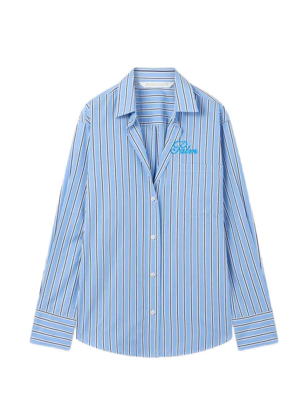 Palm Angels Palm Sway oversized shirt - Blau