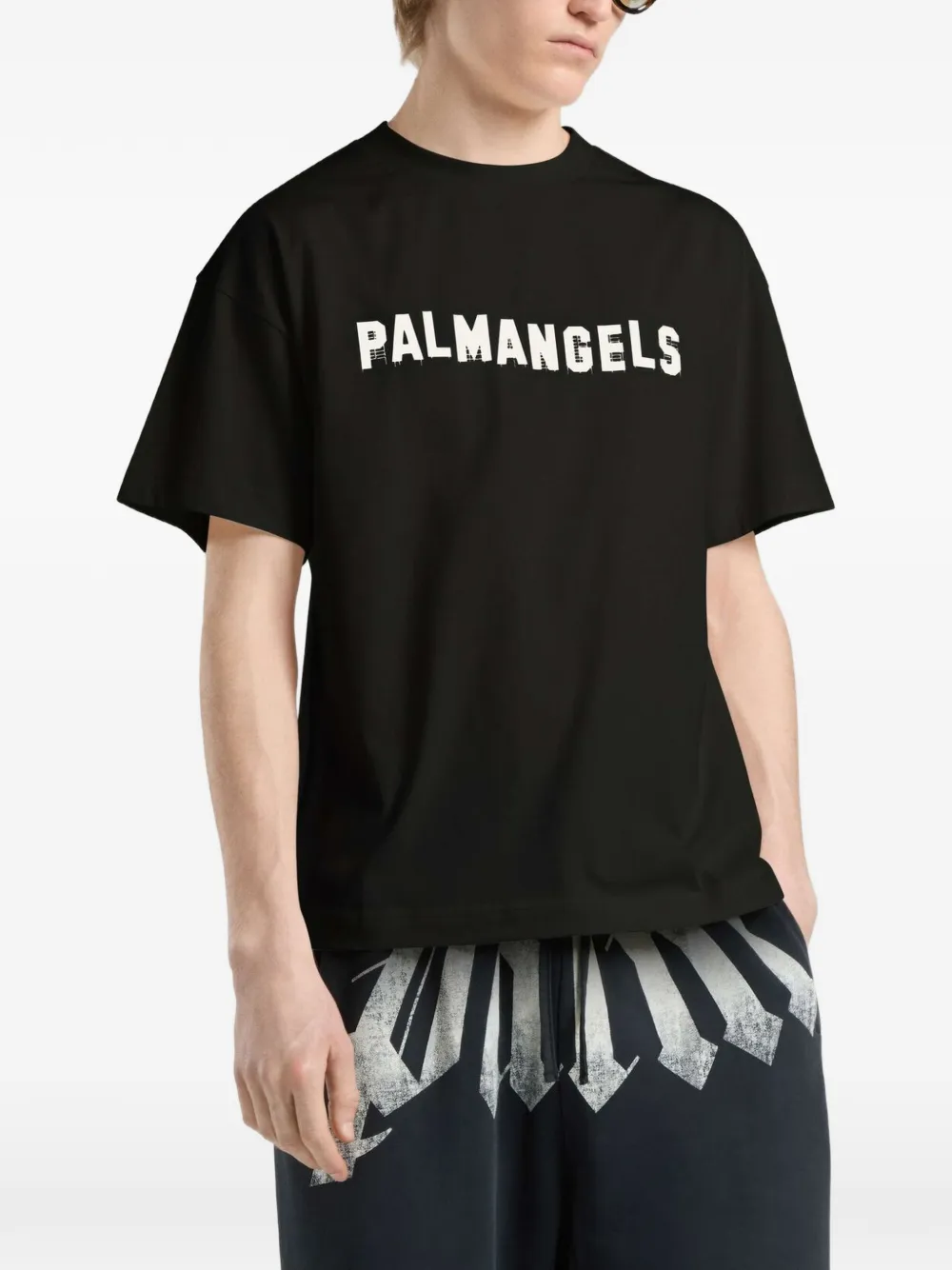 Palm Angels Palm Hills regular-fit T-shirt Zwart