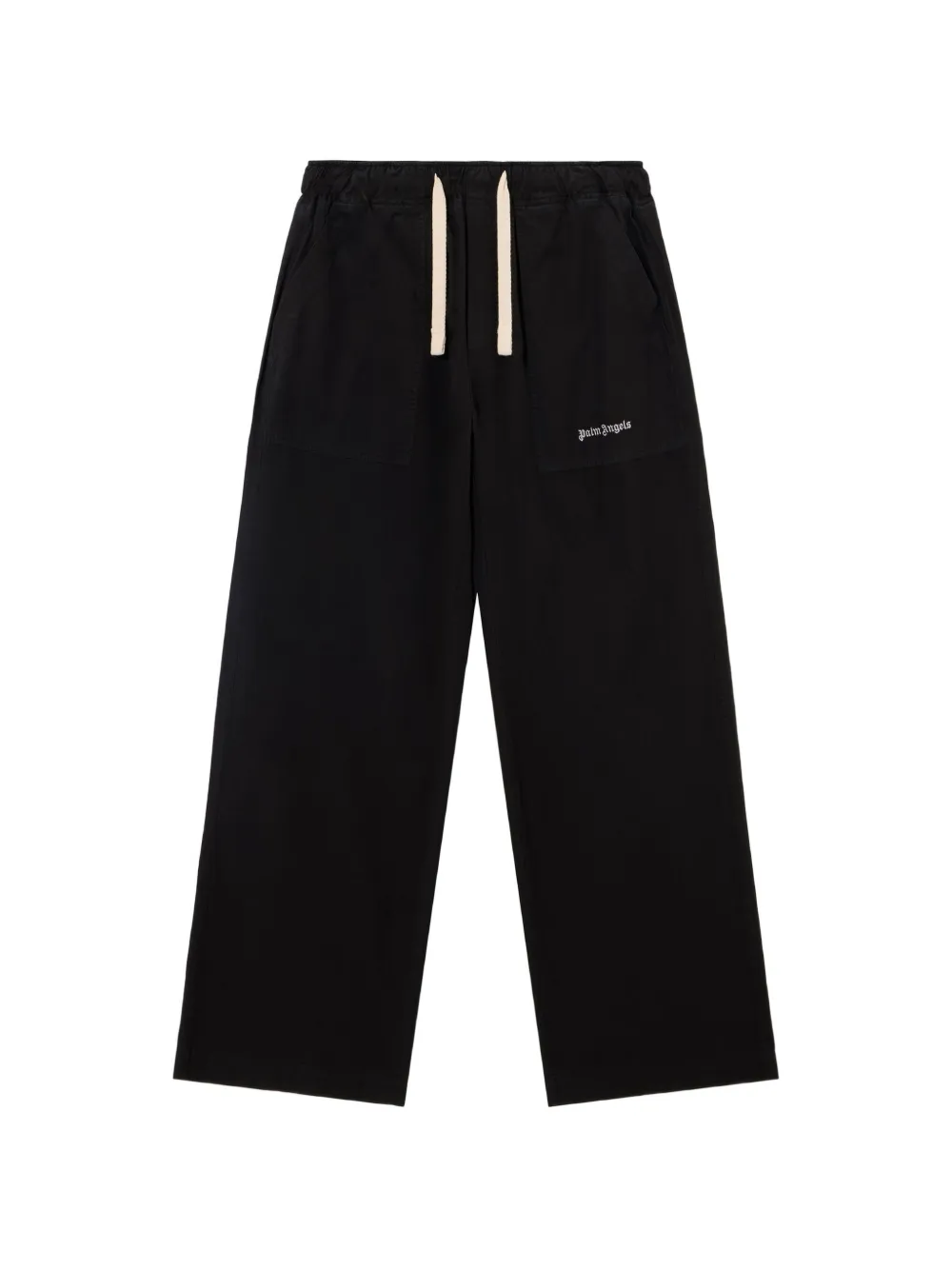 Palm Angels logo-embroidered drawstring track pants
