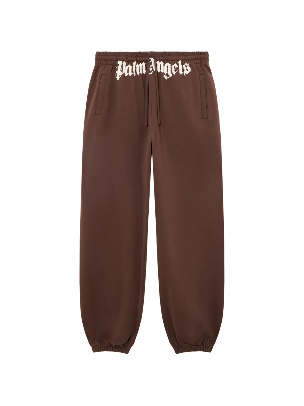 Palm Angels logo-print drawstring track pants