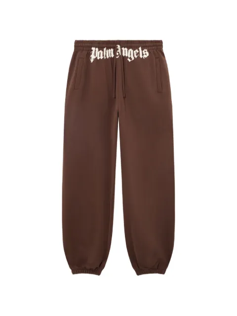Palm Angels pants con cordones en la pretina y logo estampado