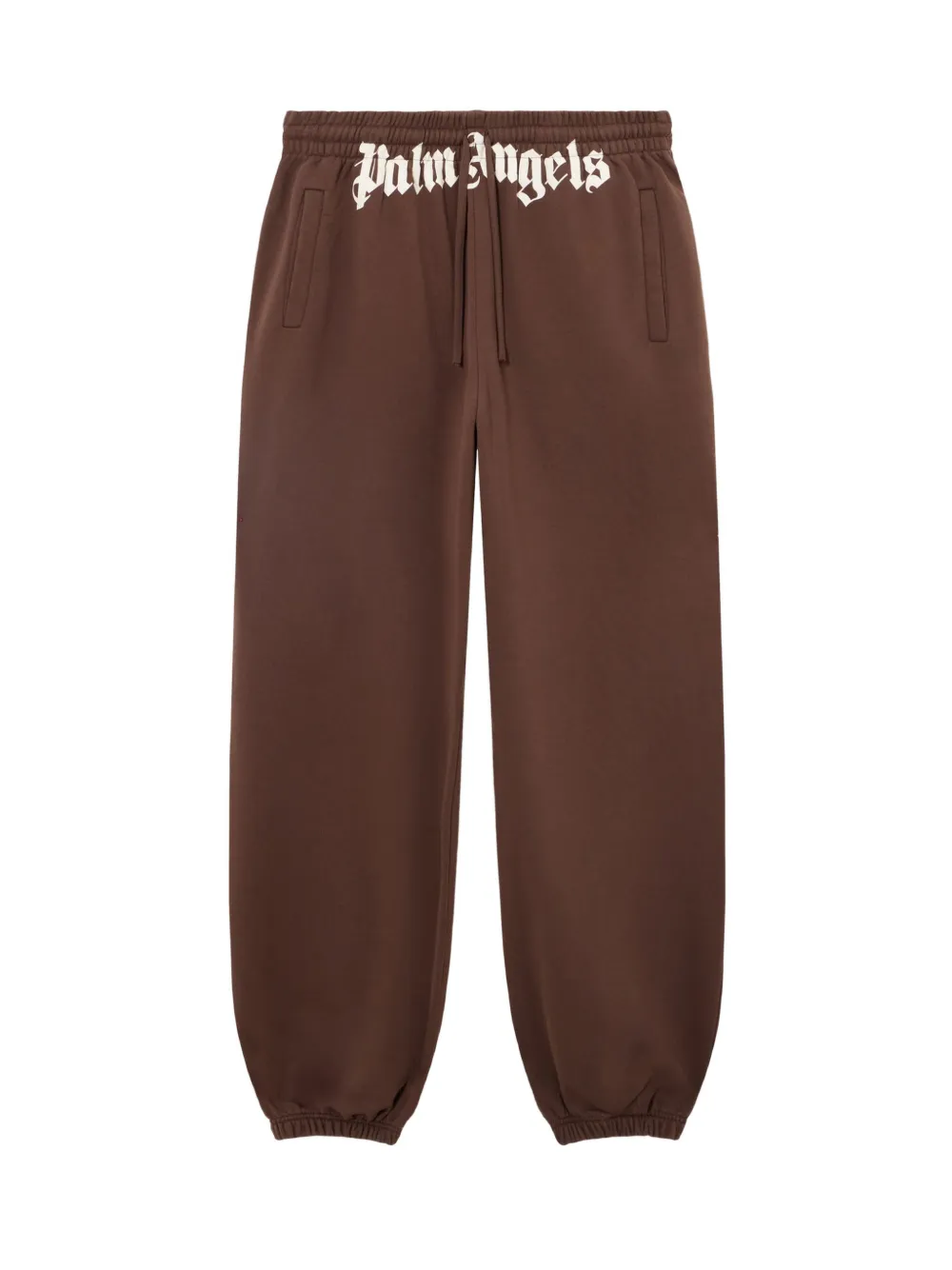 Palm Angels Trainingsbroek met logoprint Bruin