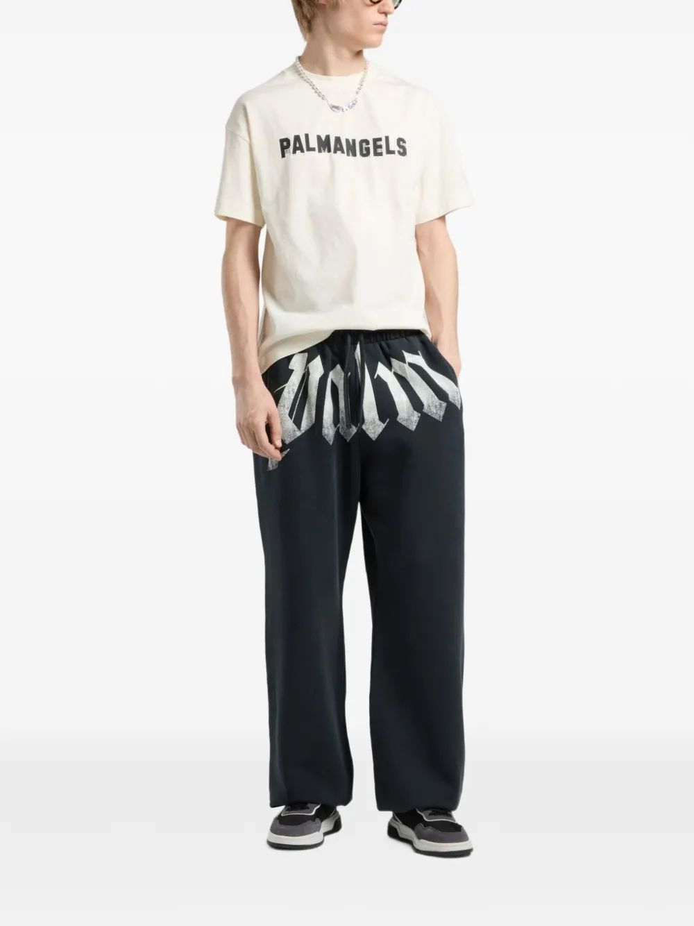 Palm Angels Palm Hills regular-fit T-shirt Beige