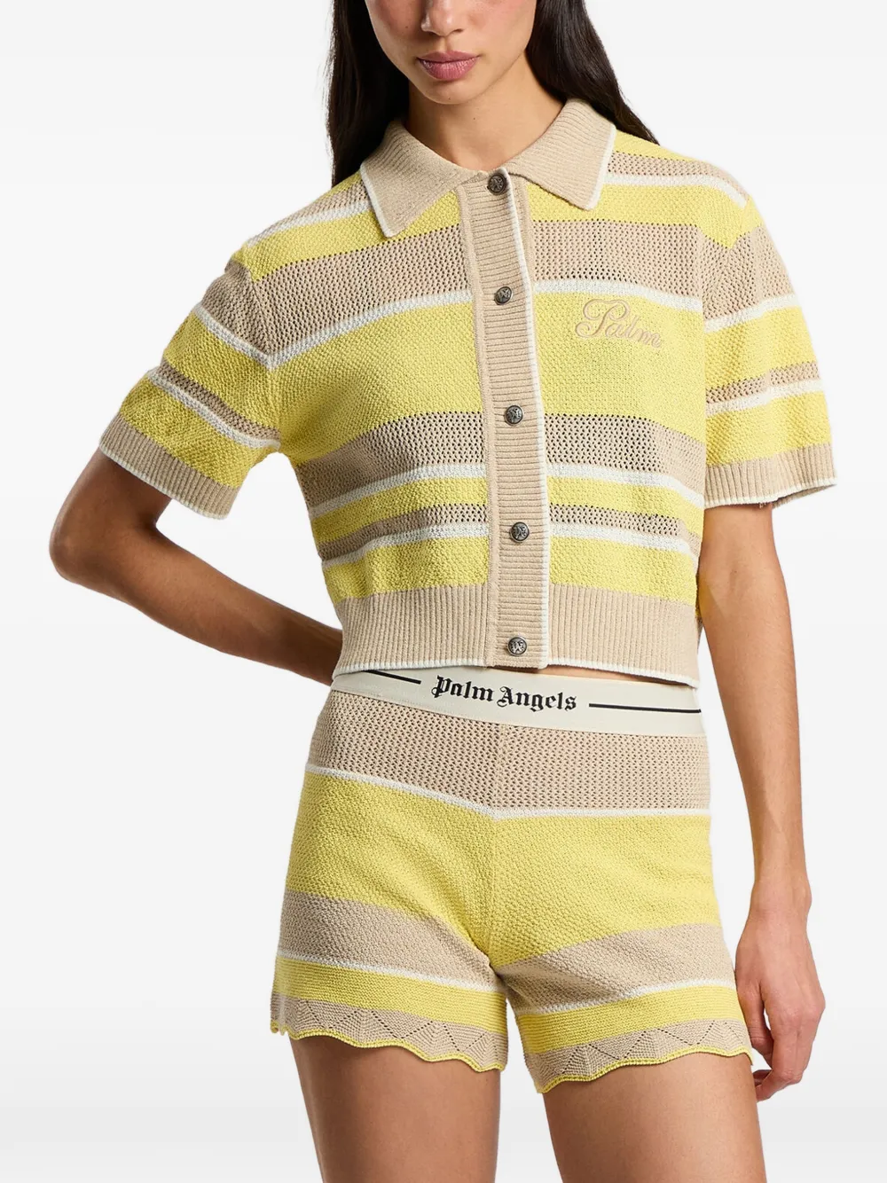 Palm Angels Palm Sway strandvest Geel