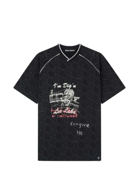 Palm Angels playera Starry Palm de corte regular con estampado en toda la pieza