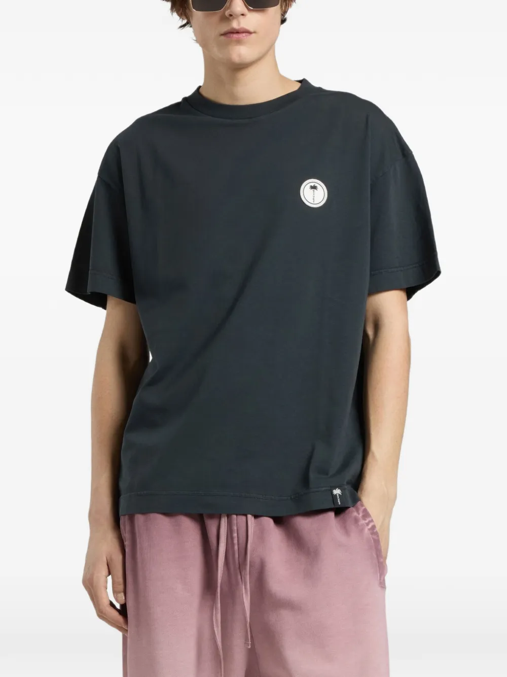 Palm Angels Palm Shadow T-shirt Blauw