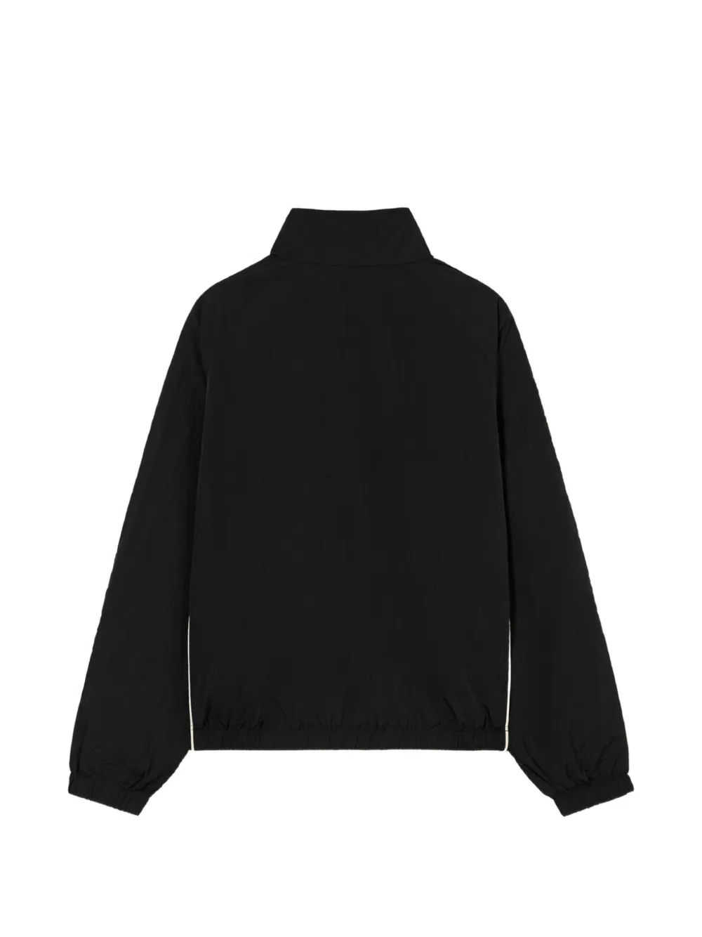 Palm Angels logo-print side-stripe windbreaker Zwart