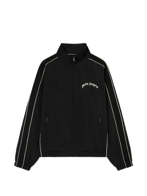 Palm Angels logo-print side-stripe windbreaker