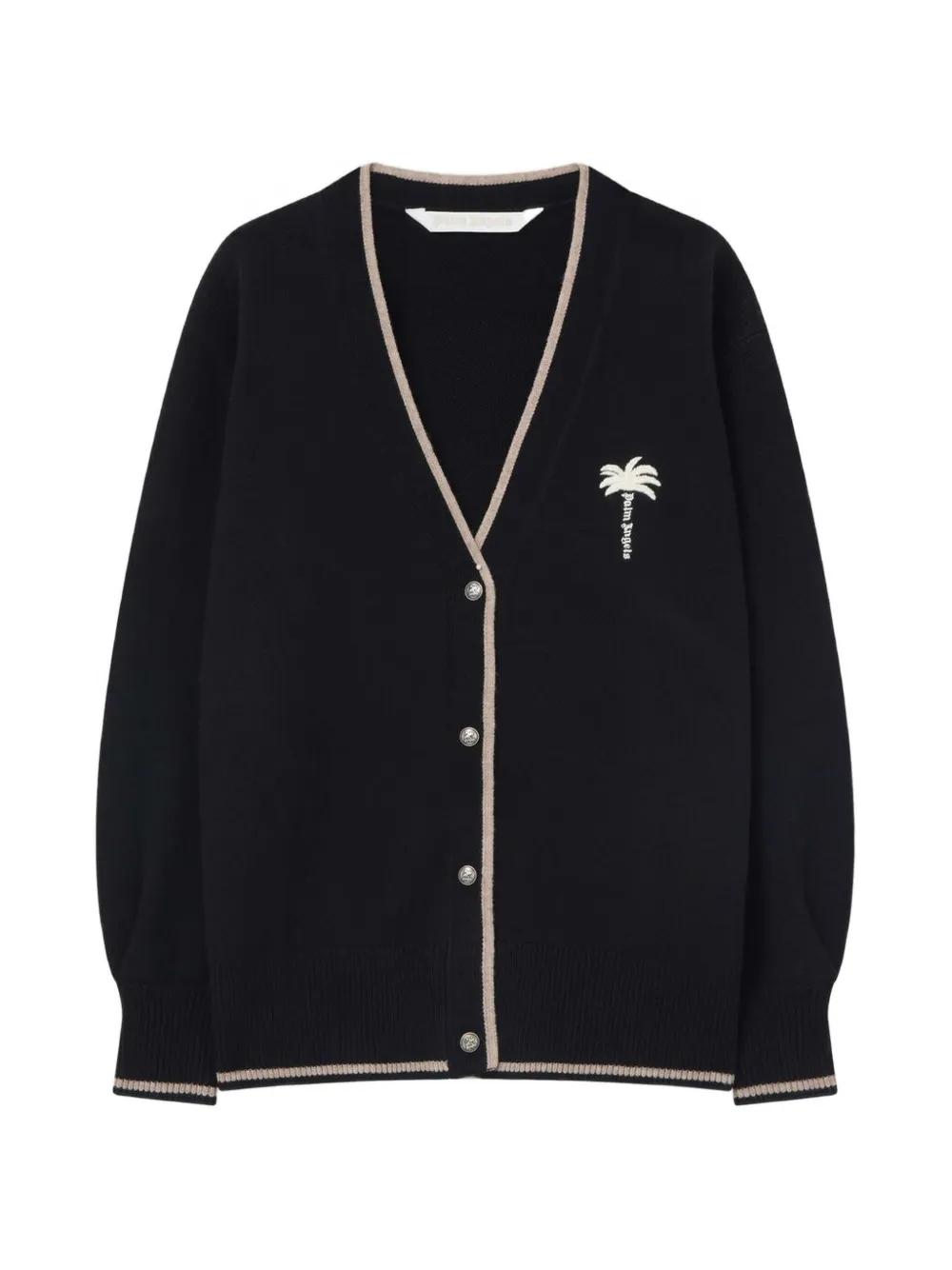 Palm Angels Vest met geborduurde palmboom Zwart