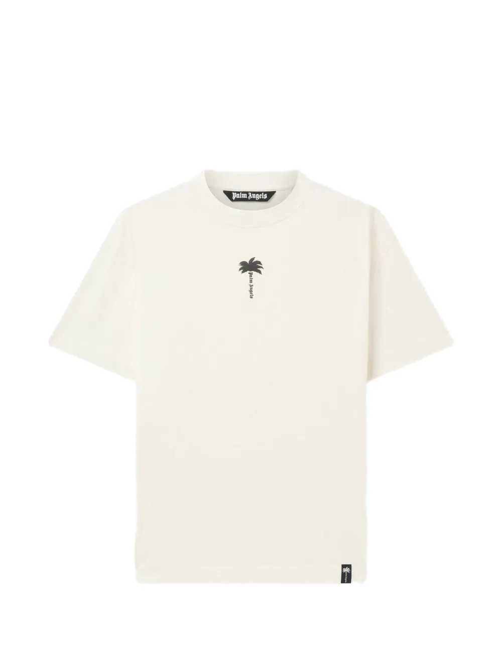 Palm Angels T-Shirt mit Palmen-Print - Nude