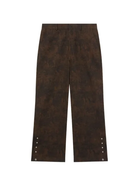 Palm Angels Starleaf all-over-print trousers