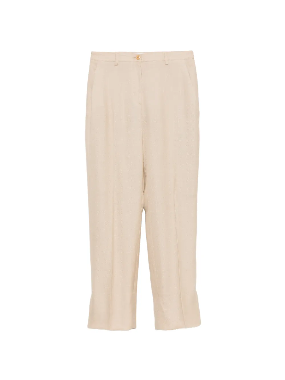 Miu Miu Pre-Owned Pantaloni con pieghe anni 2000 - Toni neutri