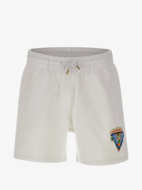 Casablanca Innocence Triangle graphic-print shorts