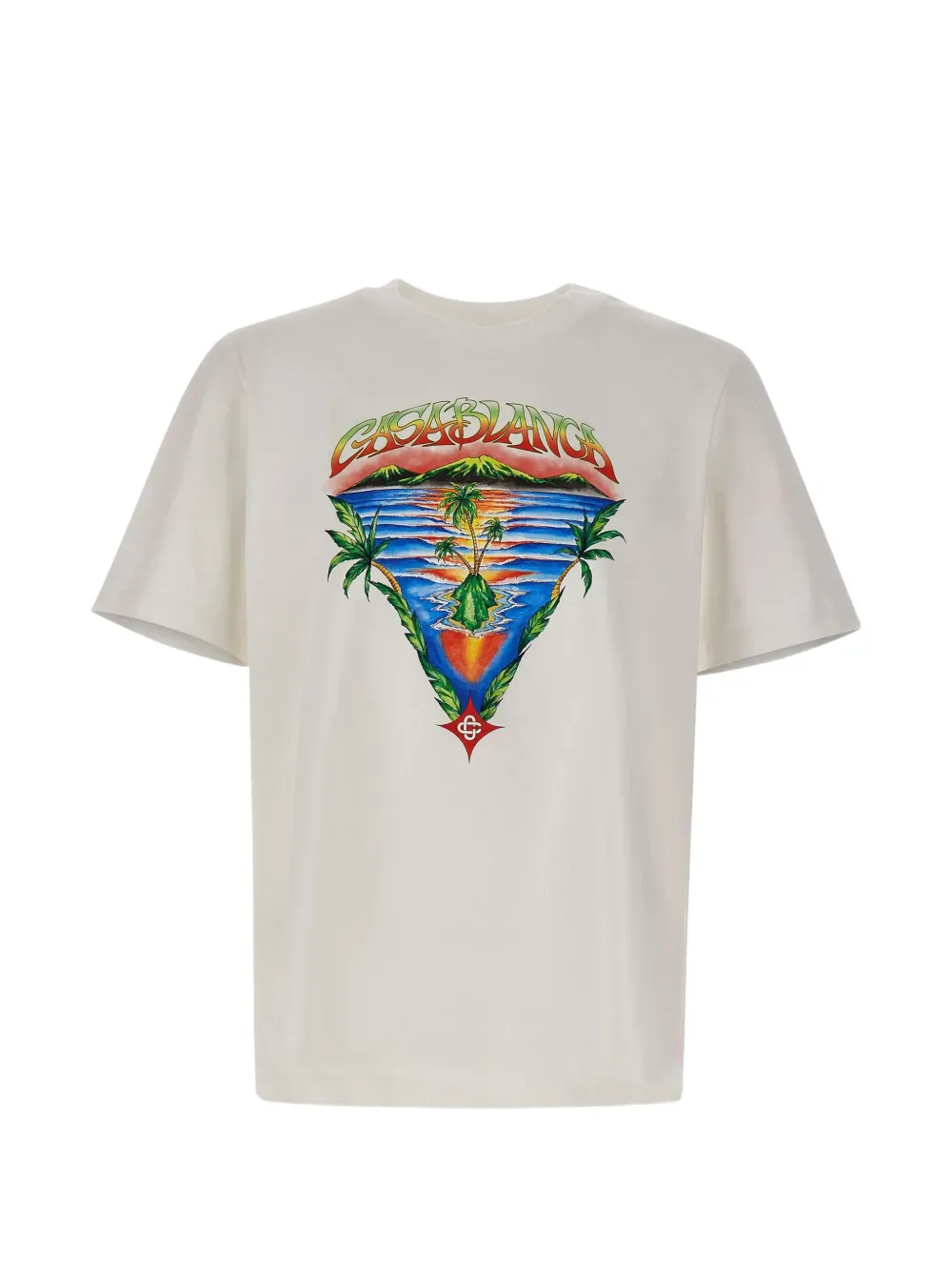 Casablanca Innocence Triangle T-shirt - Bianco