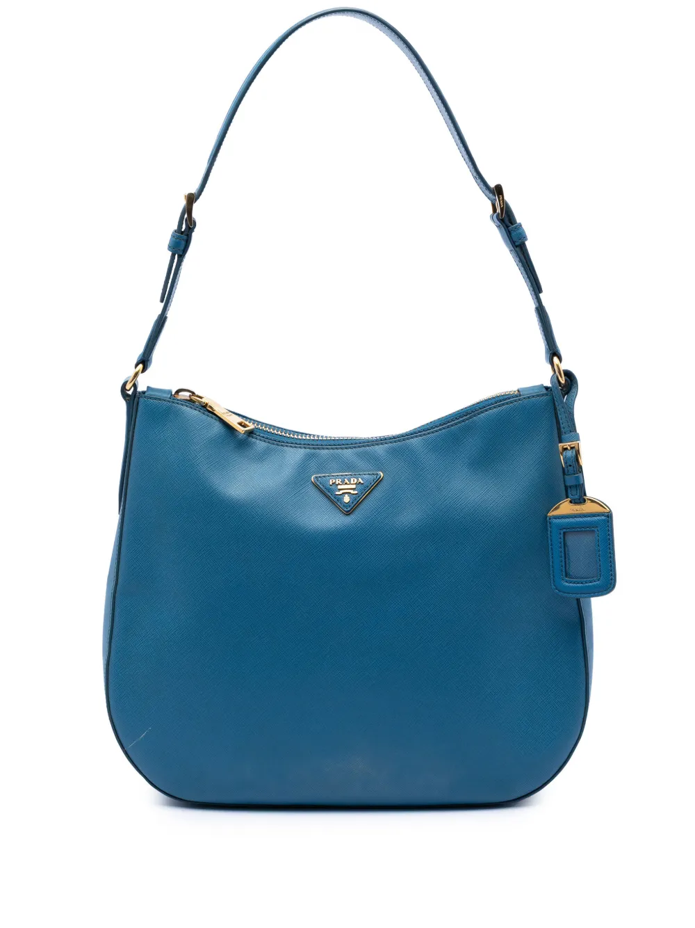 Prada Pre-Owned Borsa a spalla Saffiano Lux 2010-2026 - Blu