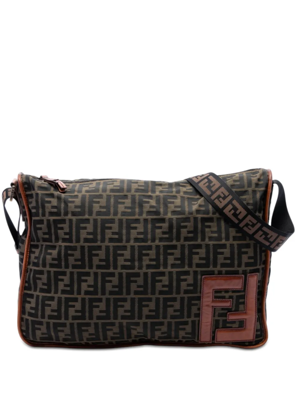 Fendi Pre-Owned Borsa a tracolla in tela con motivo Zucca 2000-2010 - Marrone