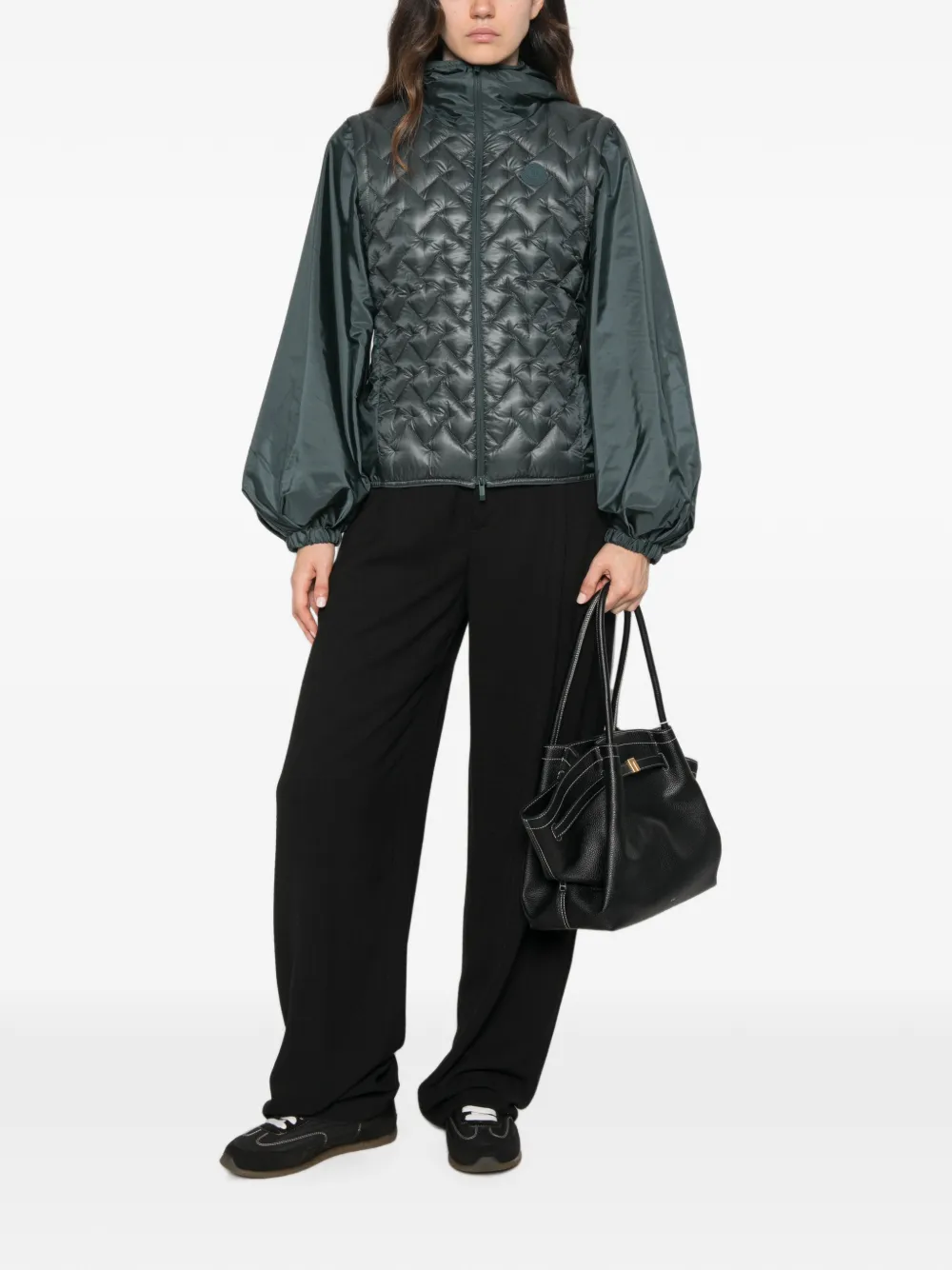 Moncler Jack met capuchon Groen