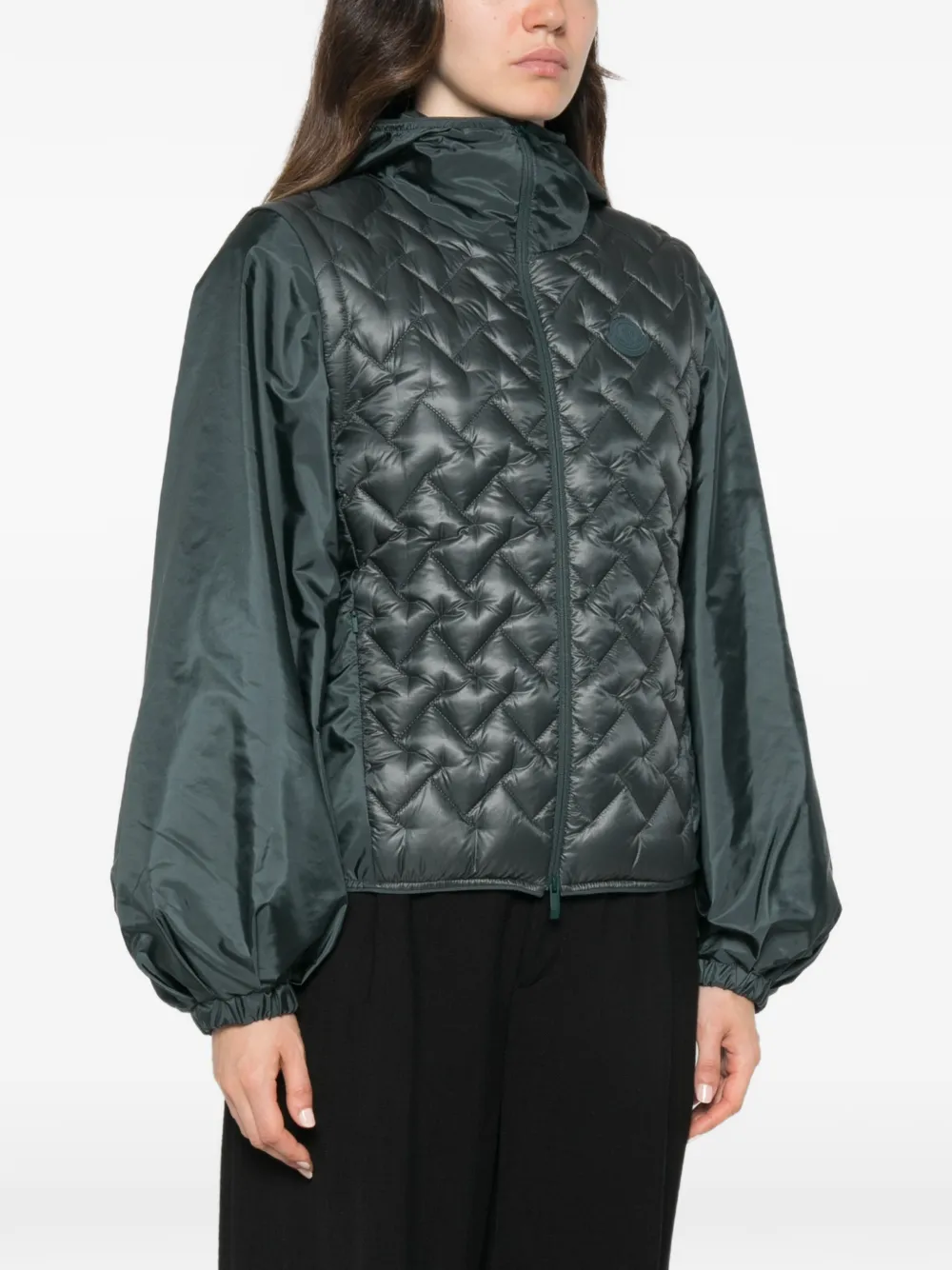 Moncler Jack met capuchon Groen