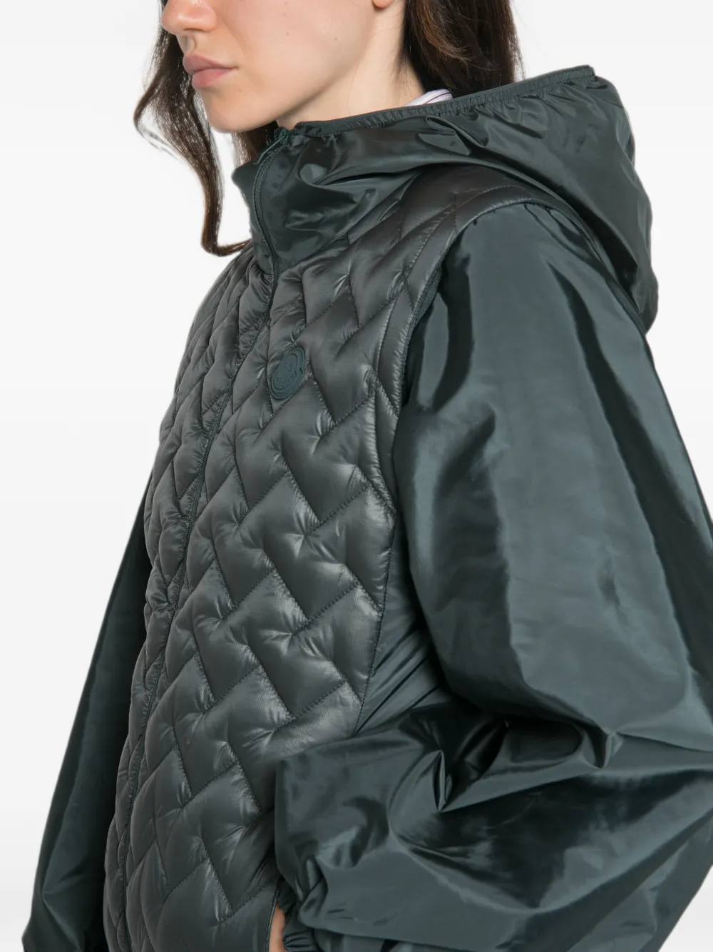 Moncler Jack met capuchon Groen