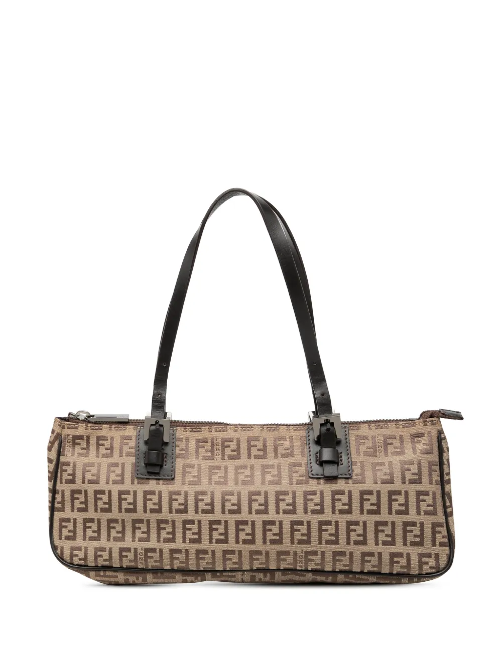 Fendi Pre-Owned Borsa a mano in tela con motivo Zucchino 1990-2000 - Toni neutri