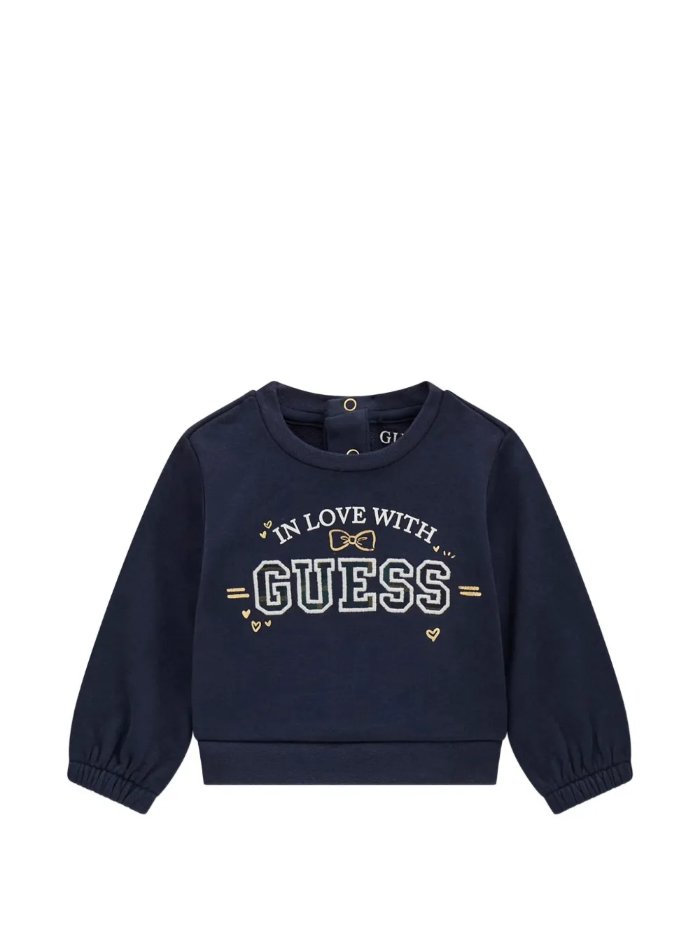 guess kids Trui en rok met tartan-ruit en logoprint Blauw