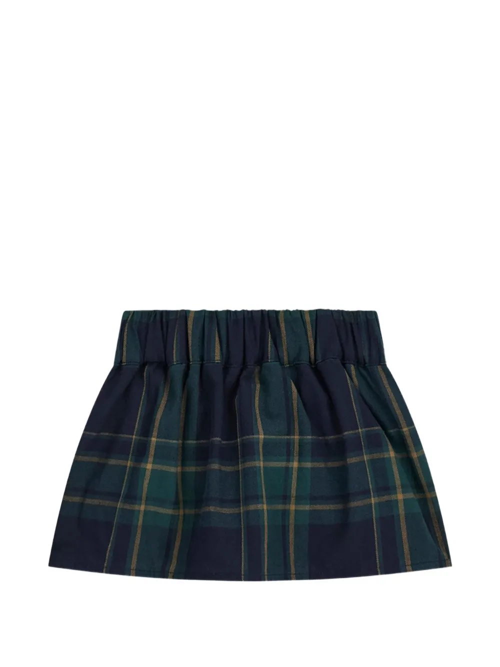 guess kids Trui en rok met tartan-ruit en logoprint Blauw