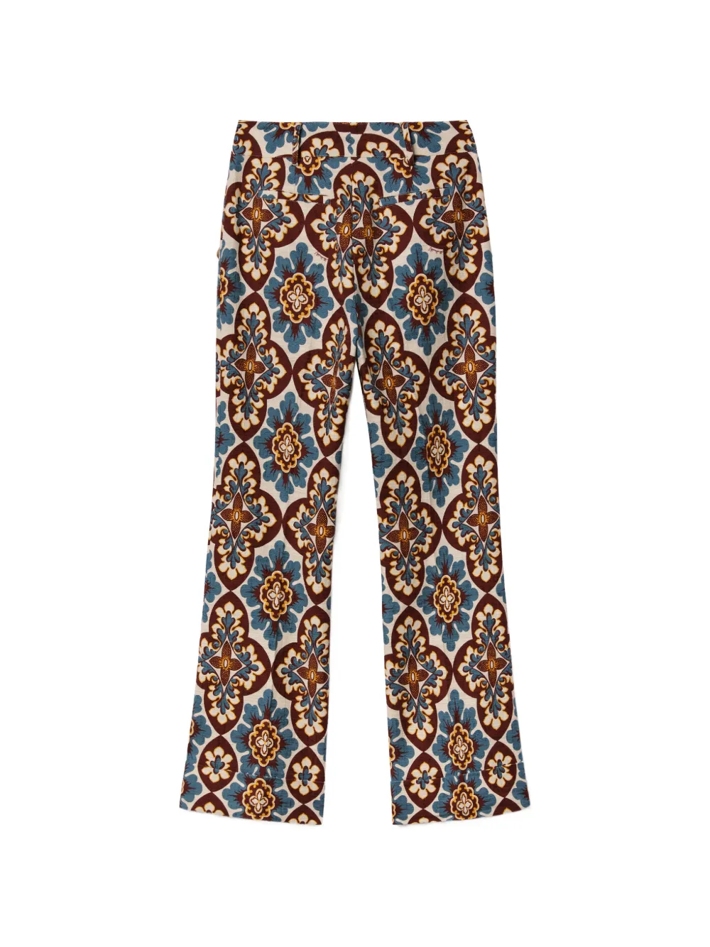 La DoubleJ Palazzo rustieke katoenen Hendrix broek Beige