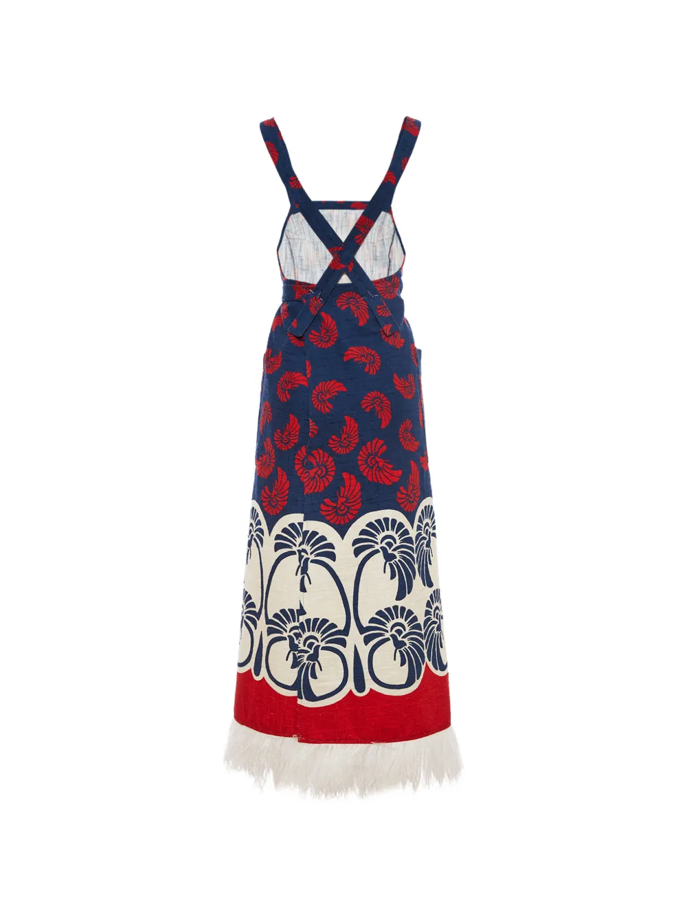 La DoubleJ Apron jurk Blauw