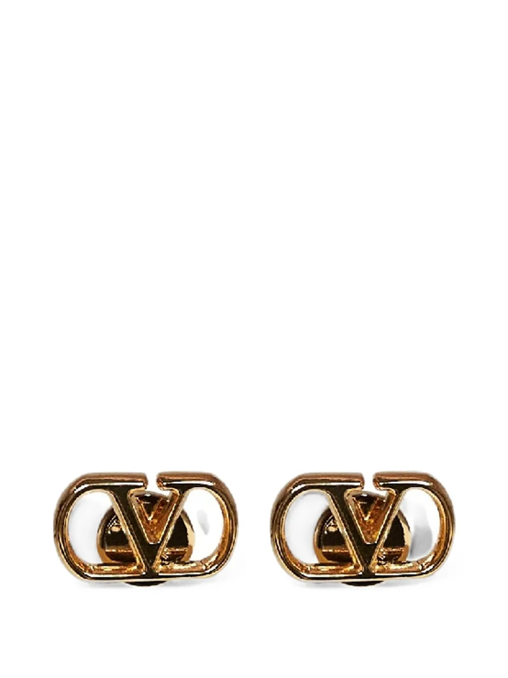 Valentino Garavani VLogo Signature gold metal earrings