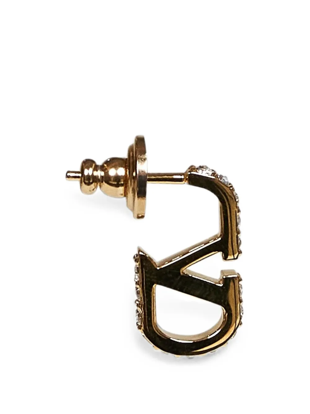 Valentino Garavani VLogo Signature crystal-embellished earrings - Gold