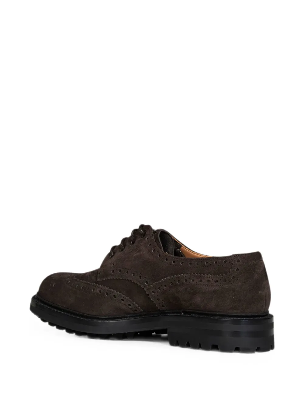 Church's longwing brogue suede shoes Bruin