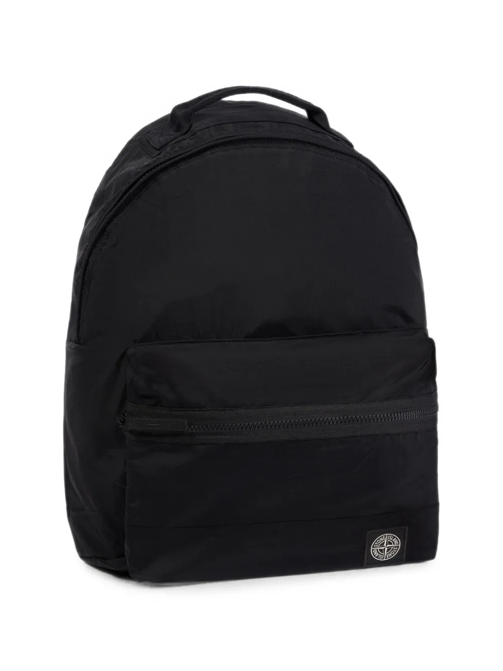 Stone Island 9200016 Econyl gecoate nylon metalen rugzak Zwart