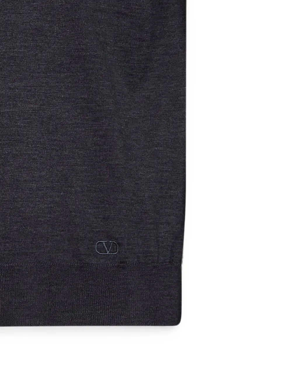 Valentino Garavani Gebreid T-shirt Grijs