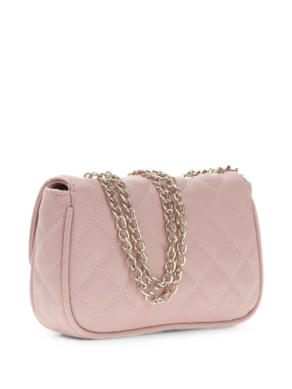guess kids Gewatteerde mini-schoudertas met logoplakkaat Roze